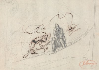 Due figure sedute da George Romney